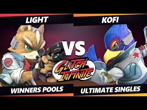 Glitch Infinite - Light (Fox) Vs. Kofi (Falco) - SSBU Ultimate Tournament