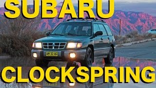 HOW TO Replace Clockspring Subaru Forester 1998-2002