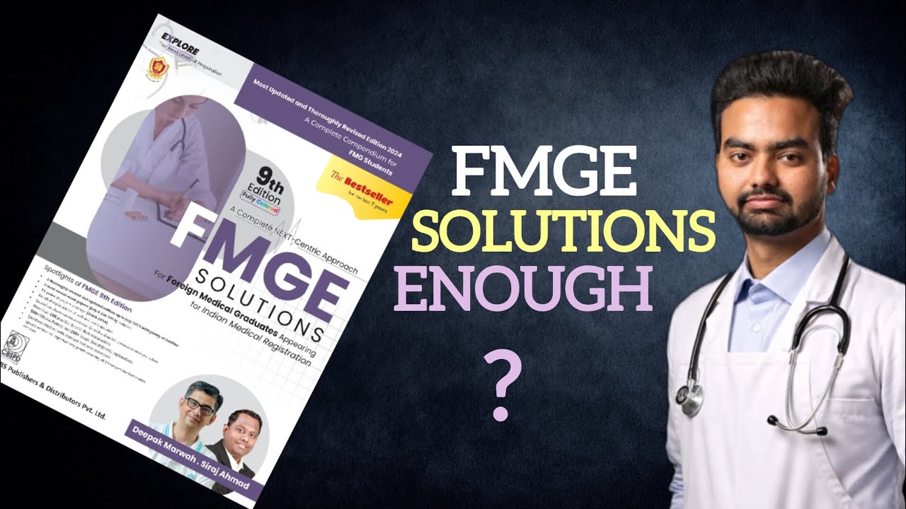 FMGE Solutions Book Enough for FMGE 2026? | Honest Review for FMG Students
