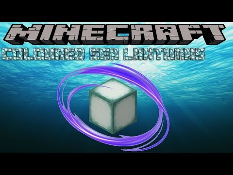 COLOURED SEA LANTERNS MOD - MINECRAFT 1.12.2 (MOD...