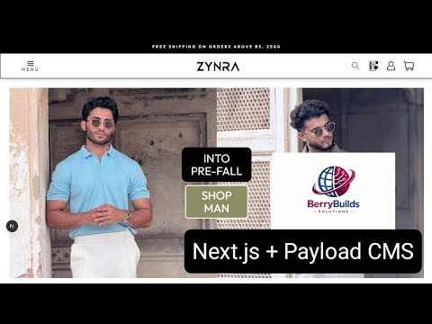 Full Stack E-Commerce Website with Next.js 15 + Payload CMS + MongoDB | Complete Project Demo