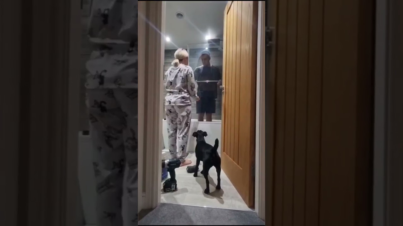 Fitting a new shower screen #shorts