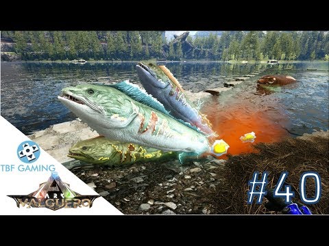 Ark Valguero Eel Taming is Easy with a Basil E40 Ark Survival Evolved Valguero Map DLC Electrophorus