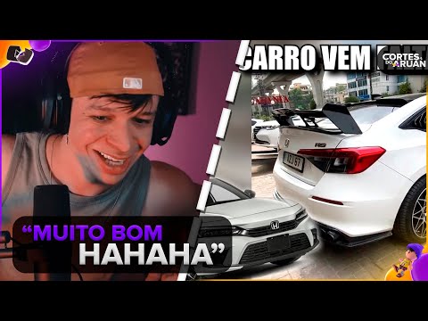 ARUAN REAGE: AVALIAÇÃO DA ZUEIRA #19 - HONDA CIVIC 2023 (ZUEIRA INSANA) - Cortes do Aruan