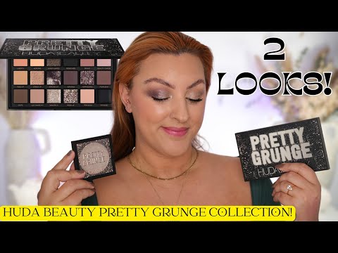 HUDA BEAUTY PRETTY GRUNGE COLLECTION | 2 Looks & First Impressions!