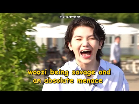 8 mins of woozi being savage and an absolute menace 🍚