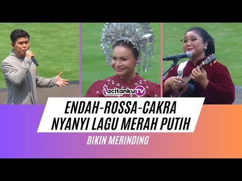 Goosebumps! Cakra Khan, Rossa, and Endah Laras Shake the Palace with "Red and White"