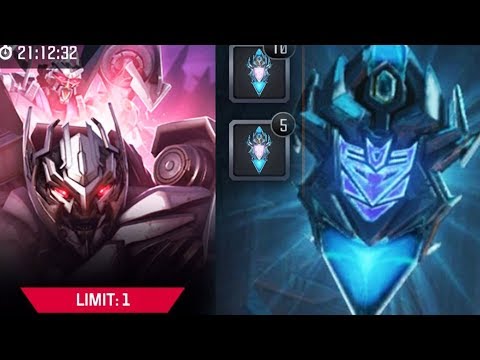 10x MEGATRON Crystal Opening | TRANSFORMERS: Forged to Fight