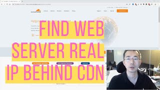 Find Out Web Server Real Public IP Which is behind CDN