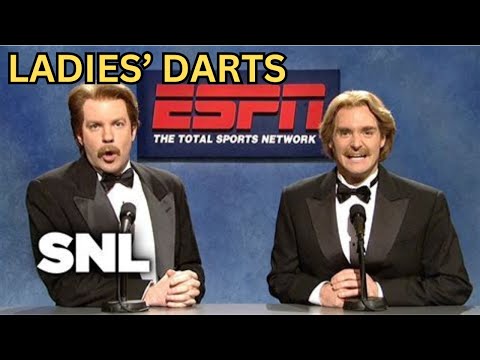 THESE GUYS ARE RUTHLESS🤣🤣 SNL | Espn Classic : Ladies Darts -REACTION