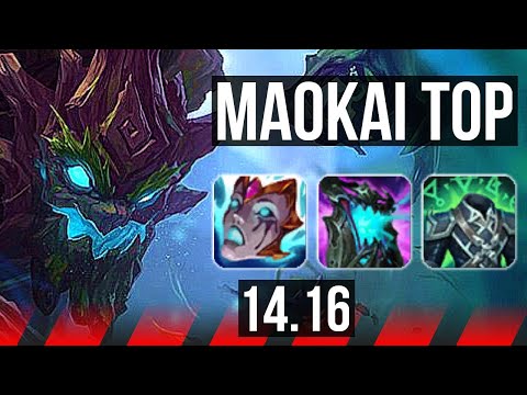 MAOKAI vs RUMBLE (TOP) | 10k comeback, 38k DMG, 600+ games | BR Master | 14.16