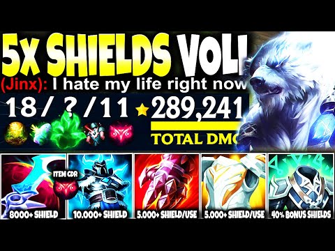 Our New ENDLESS SHIELD VOLIBEAR Build is BEYOND BROKEN: 50.000+ Shields AND 280.000+ TOTAL DMG ⚡
