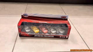 Unboxing Cars 3 2025 Rusteze Racing Center 5 Diecast Pack