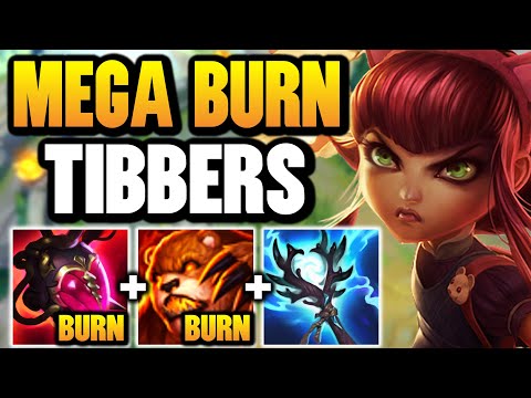 ANNIE, BUT TIBBERS CREATES A DOUBLE BURN ZONE! (PRESS R AND WATCH THEM MELT)