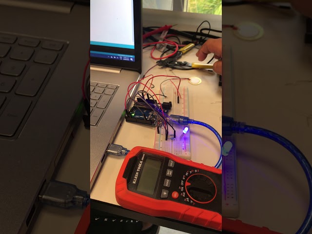 Vídeo relacionado con Hailege 5pcs Sensor piezoeléctrico Módulo de sensor de vibración cerámico analógico piezoelectricidad para Arduino DIY KIT