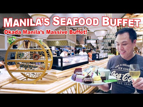 Buffet nas Filipinas | Enorme buffet de frutos do mar de Manila no Okada Manila...