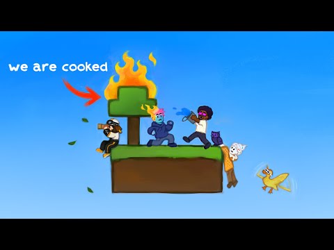 we played hardcore skyblock with no experience