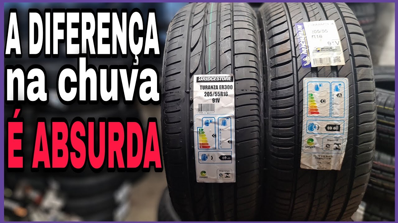 Watch Now Qual é melhor, BRIDGESTONE ou MICHELIN Primacy4 Vs Turanza (205/55R16) Qual é melhor, BRIDGESTONE ou MICHELIN Primacy4 Vs Turanza (205/55R16)