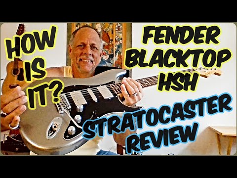 Fender Blacktop Stratocaster Review, HSH Strat Demo - Brian K Guitar