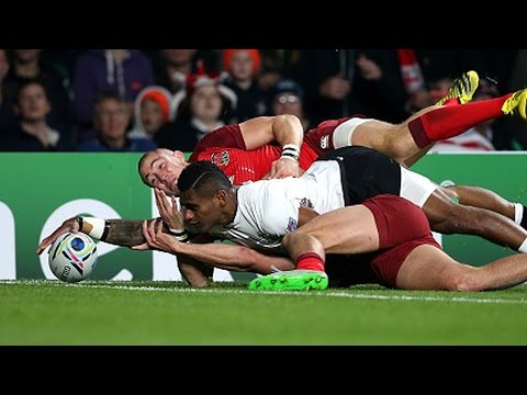 Top 5 try saving tackles week #1 - Rugby World Cup 2015