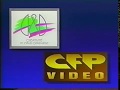 CFP Distribution Créativité Et Développement CFP Video 1990 S