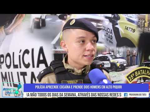 Polícia apreende Cocaína e prende dois homens em Alto Piquiri