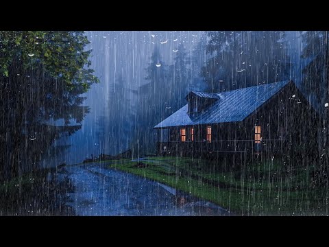 Heavy Rain To Sleep Immediately - Let The Sound Of Rain Wash Away Your Sadness Tonight - Study