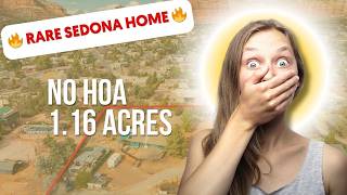 RARE Sedona Homestead For Sale! 1.16 Acres, No HOA, Guest House & More – Only $799K