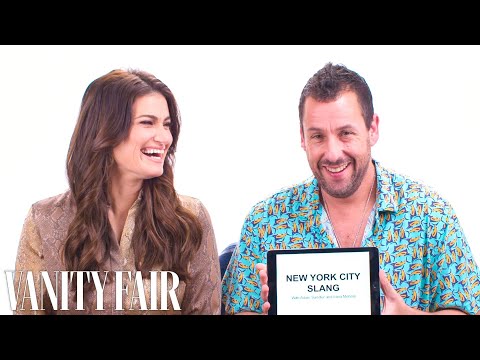 Adam Sandler & Idina Menzel Teach You New York Slang | Vanity Fair