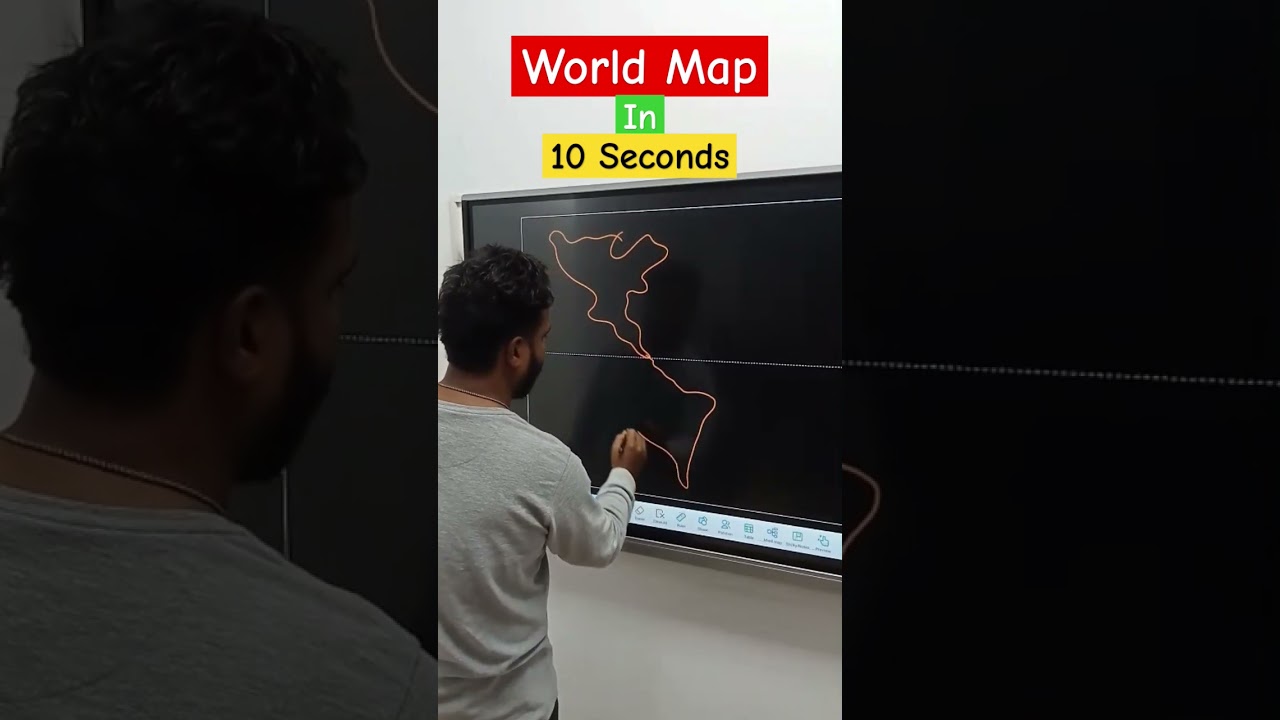 #world map in 10 seconds #upsc #jpsc #bpsc #shorts #tricks #jssc #ssc