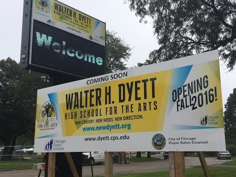 Dyett ribbon-cutting