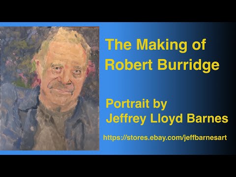 Portrait of Artist Robert Burridge | Jeff Barnes Art
