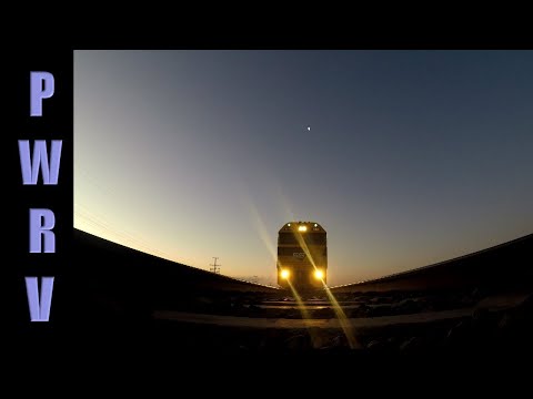 Australian Railways - SSR Grain Train, 4 Locomotives With 72 wagons, Passes Over GoPro 5 At Wallan