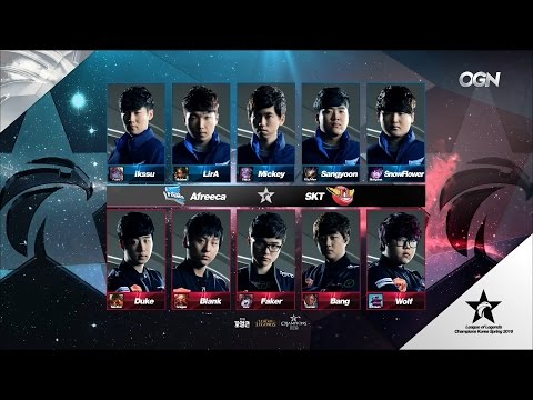 AFS vs SKT Game 1 Highlights - AFREECA FREECS vs SK TELECOM T1 - LCK Week 9 - SPRING 2016