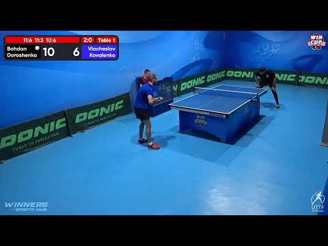 19:30 Bohdan Doroshenko 3 - 0 Viacheslav Kovalenko West 5 WIN CUP 09.12.2022 | TABLE TENNIS WINCUP