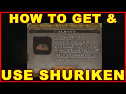 Sekiro: How to Get & Use Shurikens (THROWING STARS)