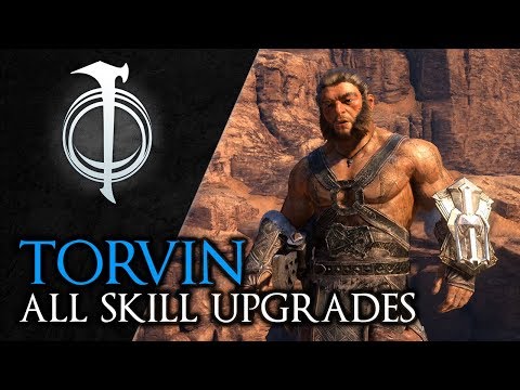 Shadow of War Desolation of Mordor - ALL TORVIN SKILL UPGRADES (Artifacts Locations)
