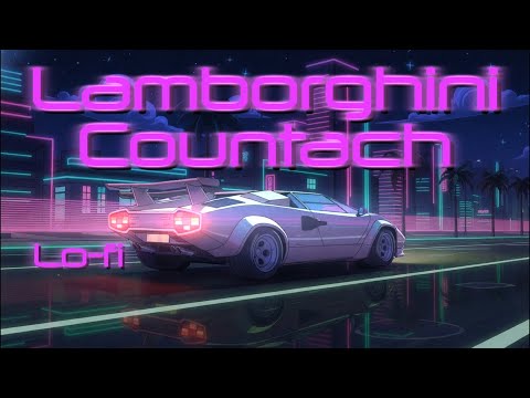 Lamborghini Countach – Coastal Signal | Lofi Synthwave Music | 80s Retrowave Study Beats