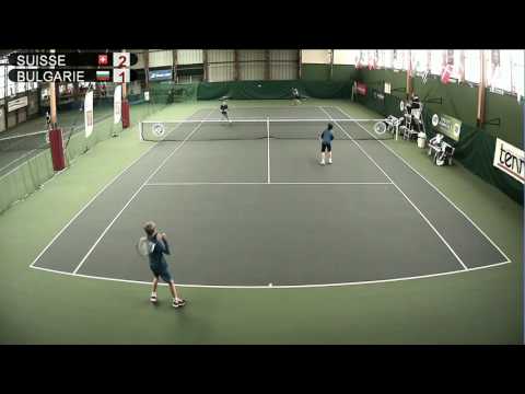 Suisse vs Bulgarie (Double) - Open Super 12 Auray Tennis - Court 1