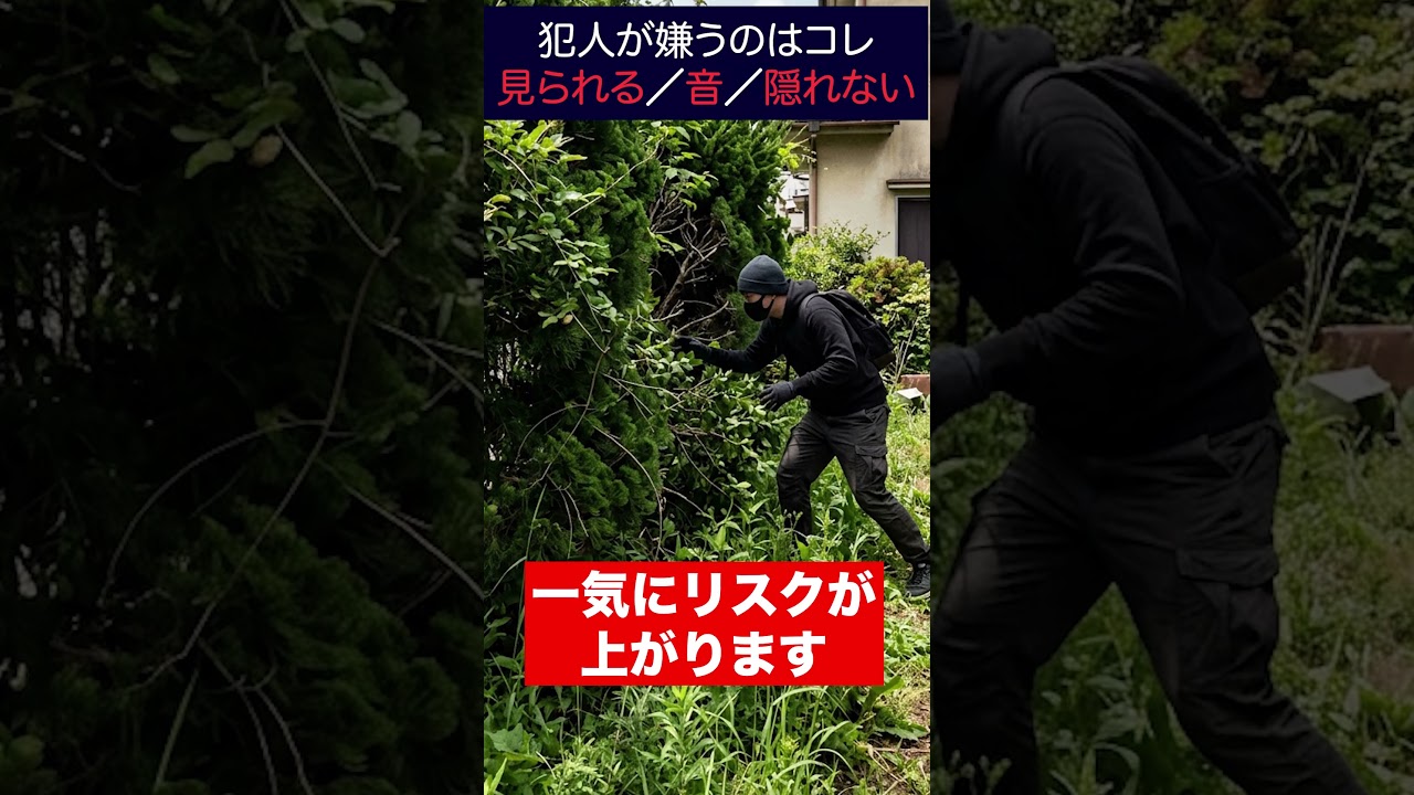 庭の作り方で“侵入される家”になります　#shorts #庭師