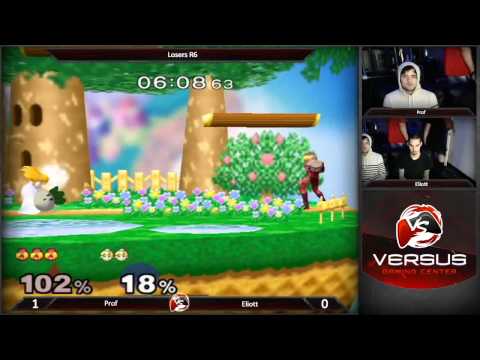 06/11/15 Versus Weekly Melee - Eliott (Peach) vs Prof (Marth/Sheik)