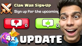 Ores Multiplier and new Clan War System Update in Clash of Clans
