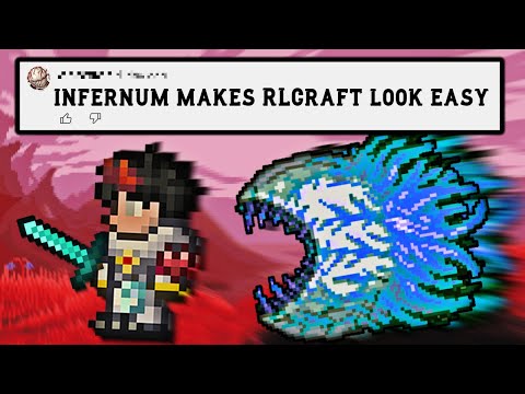 TdLmc - Minecraft Player tries Terraria INFERNUM for the First Time