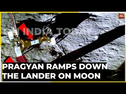 Chandrayaan 3 Landing: Pragyan Comes Out Of Vikram, Walks On Moon, ISRO Posts Video