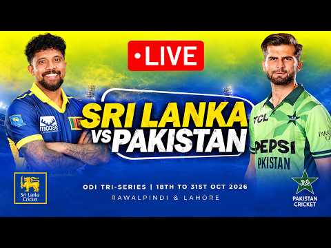 🔴 LIVE | SRI LANKA VS PAKISTAN | ODI TRI - SERIES | 2026