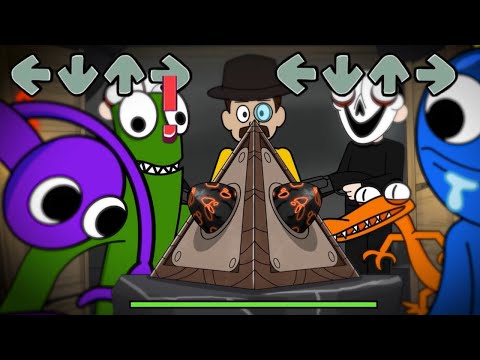 FNF Rainbow Friends: RAINBOW FRIENDS vs CHOO CHOO CHARLES in Friday Night Funkin' be like Part 2