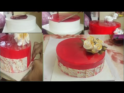 Strawberry Theme Cake | How To Make Strawberry Theme Cake