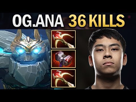 THE GAME THAT OG.ANA HAD 36 KILLS WITH TINY THRU FOUNTAIN FARMING - DOTA 2 PRO