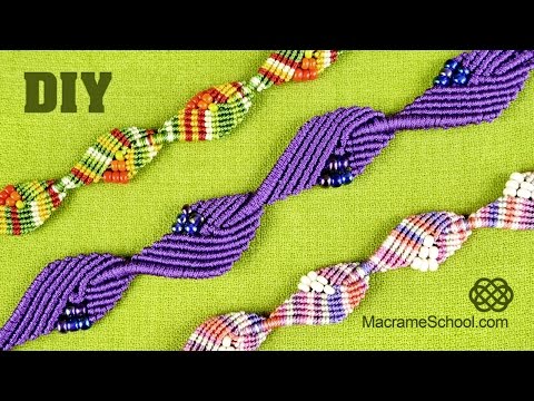 Heart Friendship Bracelet for Valentines Day DIY Tutorial