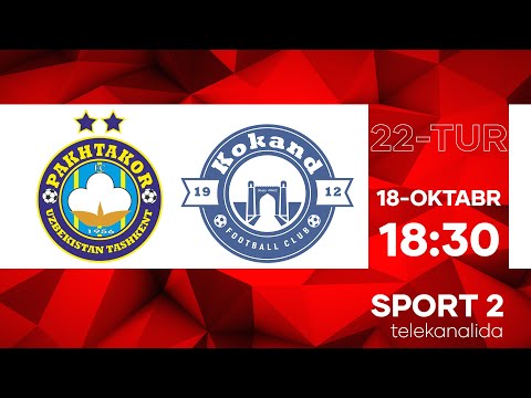 PAXTAKOR vs QO'QON-1912 | Coca-cola Superliga-2022 | 22-tur #live